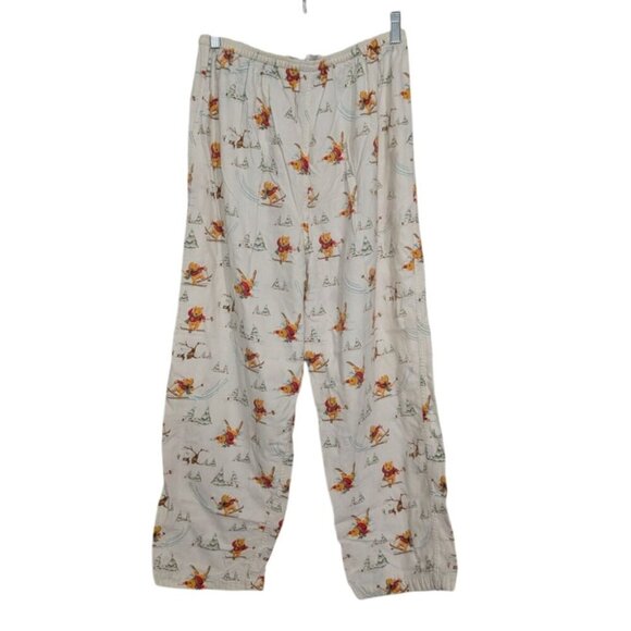 Vintage Disney Store Pajama Pants Womens Size Large Flannel Winnie the Pooh Ski - Picture 7 of 12
